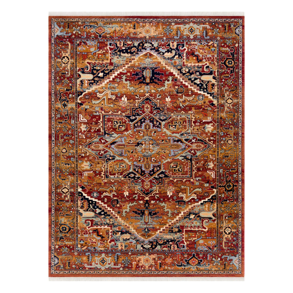 Dywan wełniany KESHAN Frędzle, Ornament orientalny 2886/53588 80x145 cm