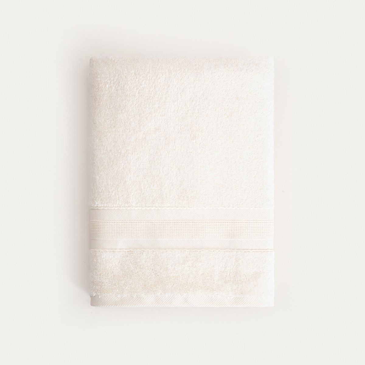 Ręcznik BAMBOO ecru z domieszką bambusa 70x130 cm