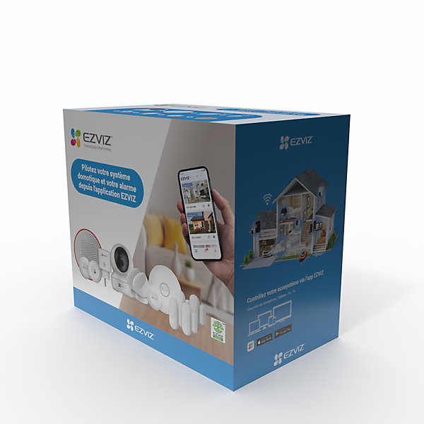 Pack alarme et contrôle domotique Ezviz Matter