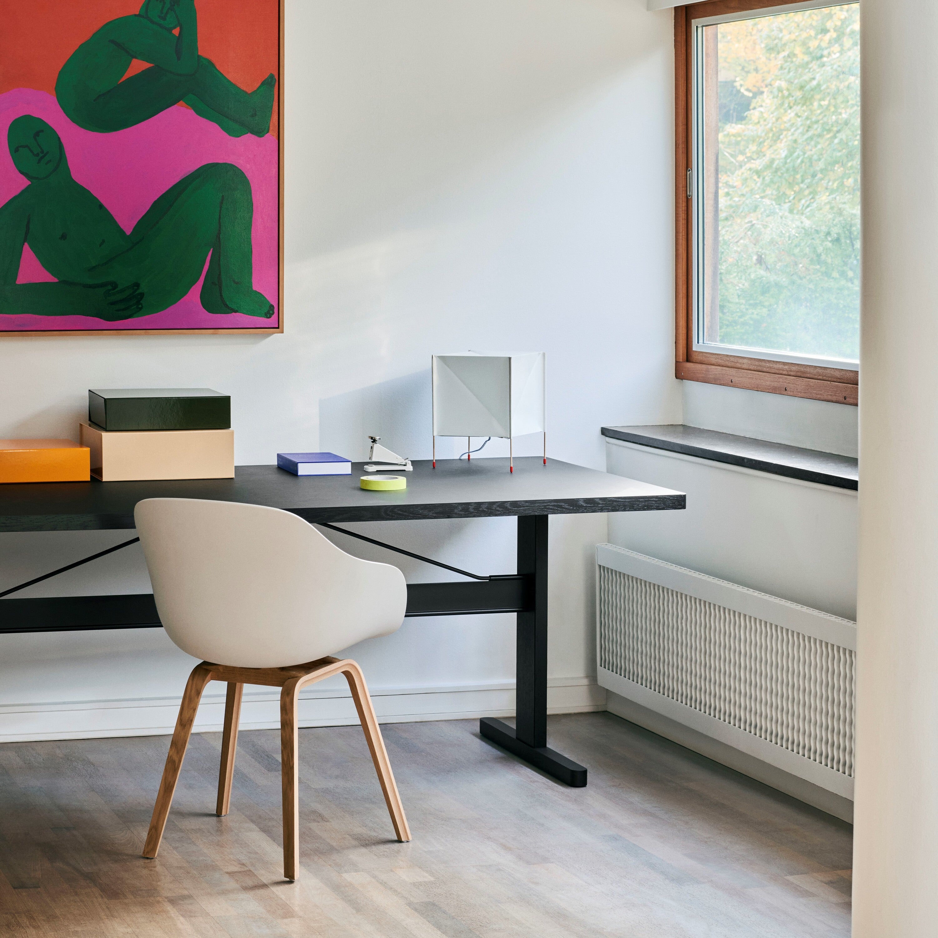 HAY About a Chair AAC222 Stoel - Oak - Melange Cream