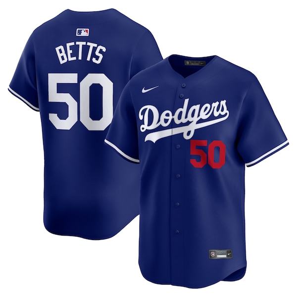 Mookie Betts Los Angeles Dodgers Nike Alternate Limited Player Jersey – Royal