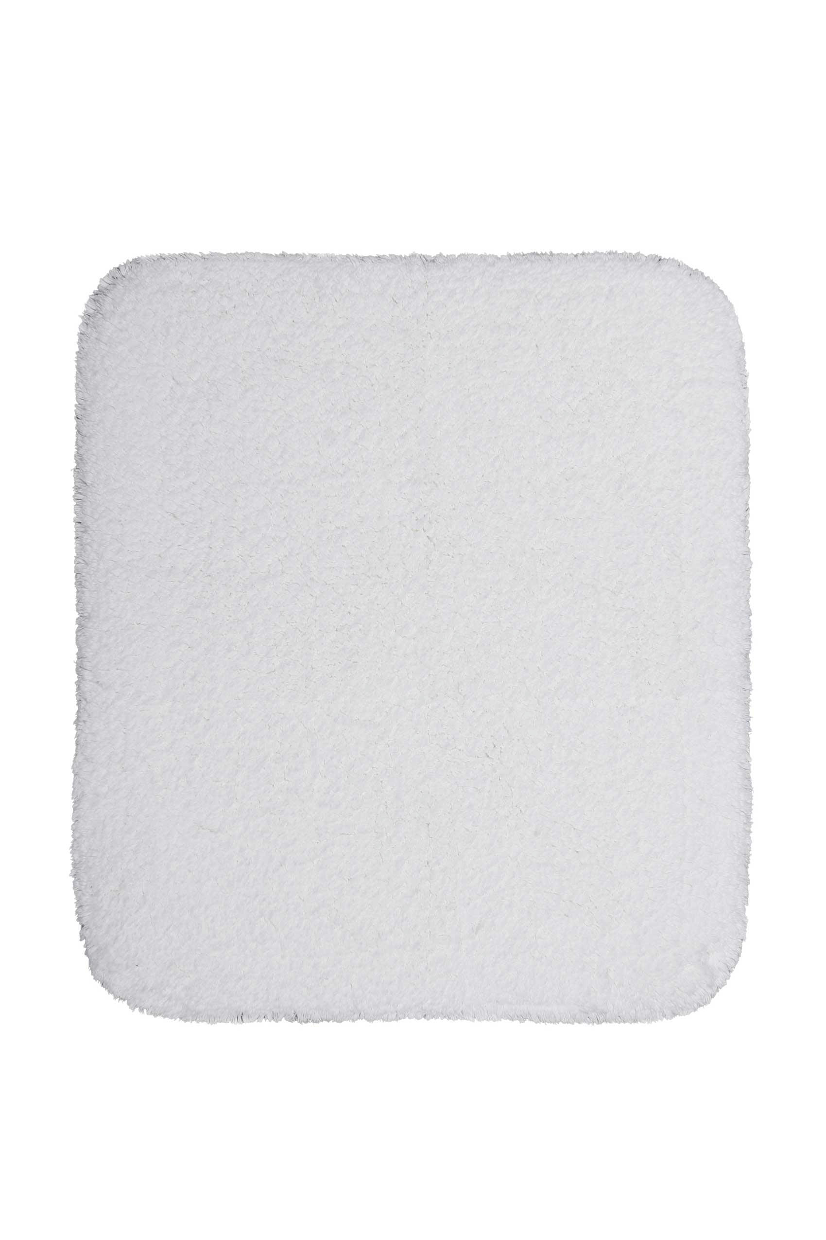 OLE - Tapis de bain doux blanc coton 60x100