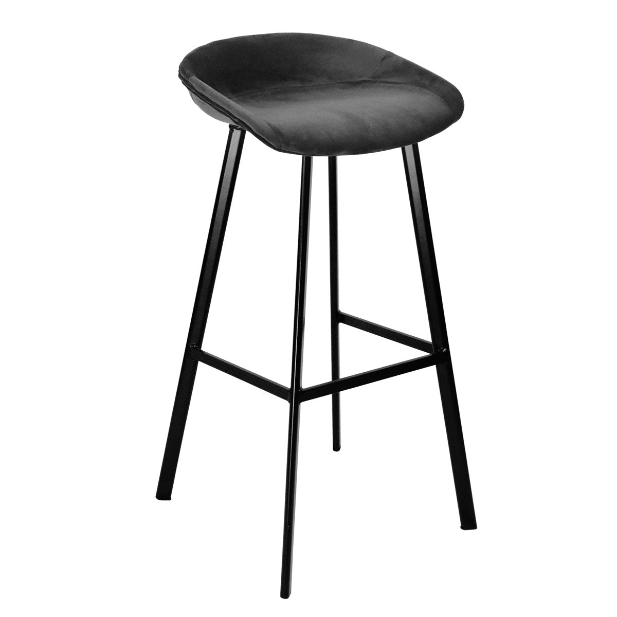 Kick barkruk Finn - 80cm - Donkergrijs