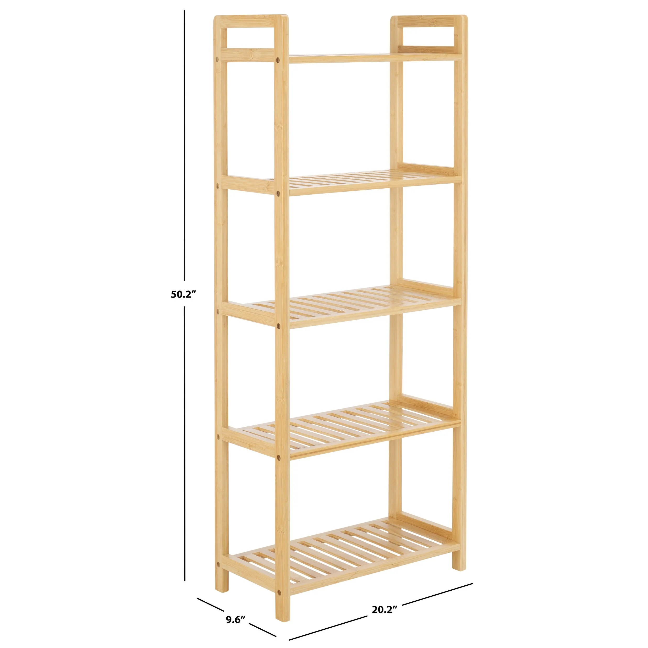 SAFAVIEH Sirlis 5 Tier Shelf - 20 W x 10 D x 50 H - 20Wx10Dx50H
