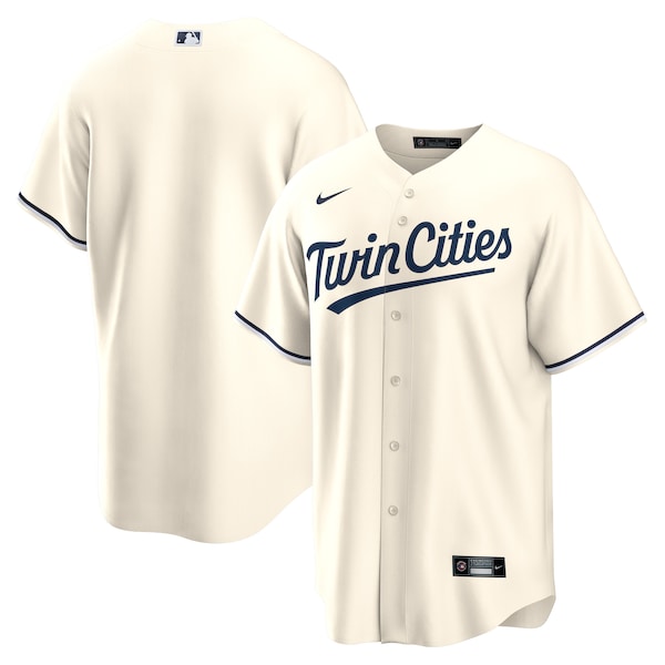 Minnesota Twins Nike Alternate Replica Team Jersey - Cream