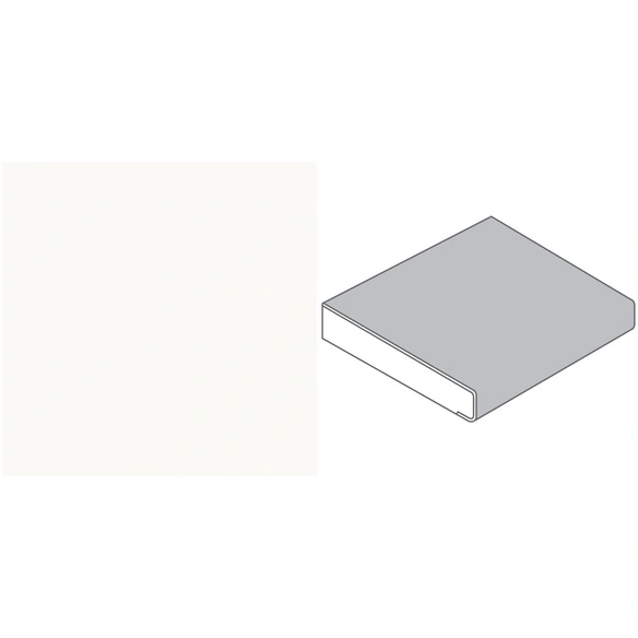 Fensterbank , Inform, 4100 x 300 x 22,8 mm, Weiß, Qualitätsspanplattenträger
