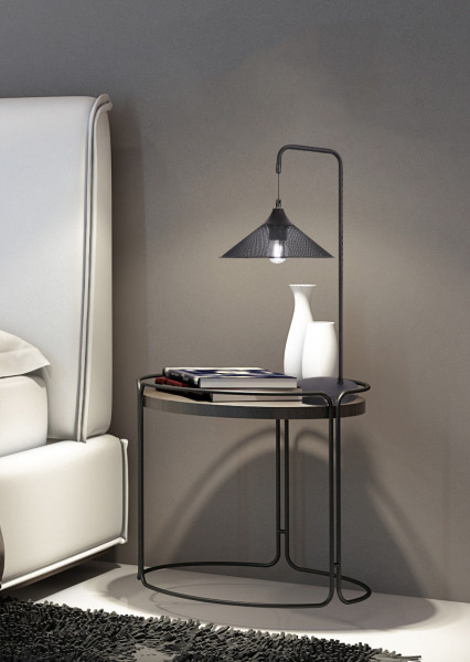 Stołowa KIRUNA lampa 1 czarny 55x25x30