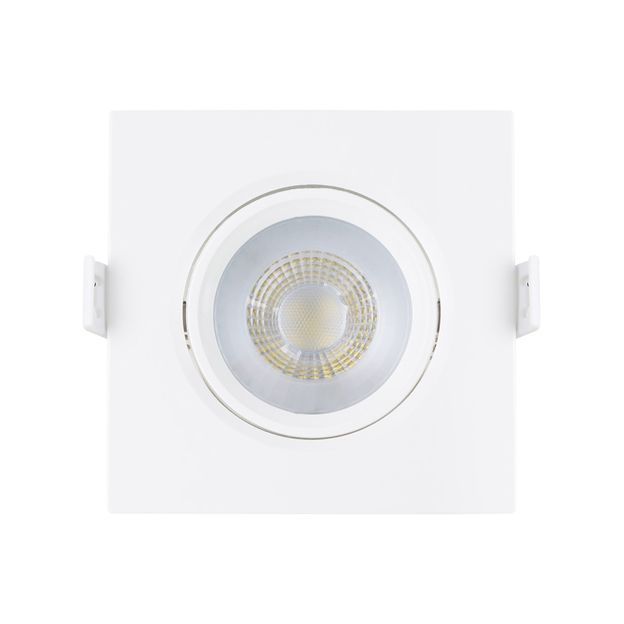 SPOT LED SOBREPOR QD AUT 6,5K LUZ BRANCA 4,5W 127 220V