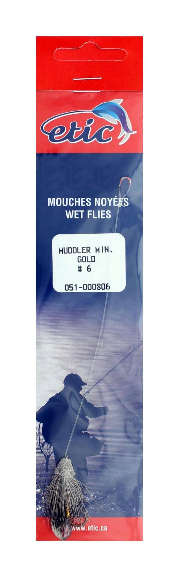 Etic Snelled Muddler Fly, Size H06
