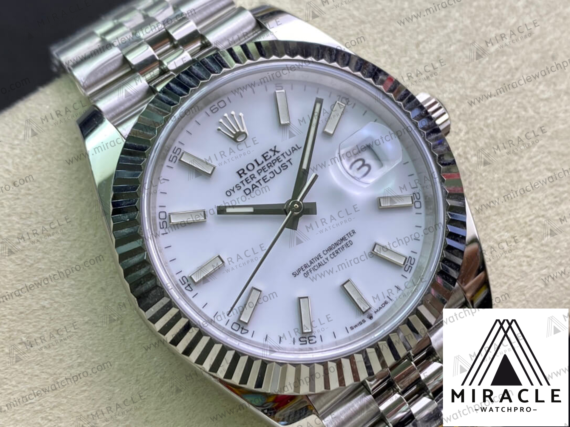 ROLEX-DATEJUST-REF.M126334-0010-ELITE CLONE-41MM-Replica Watch