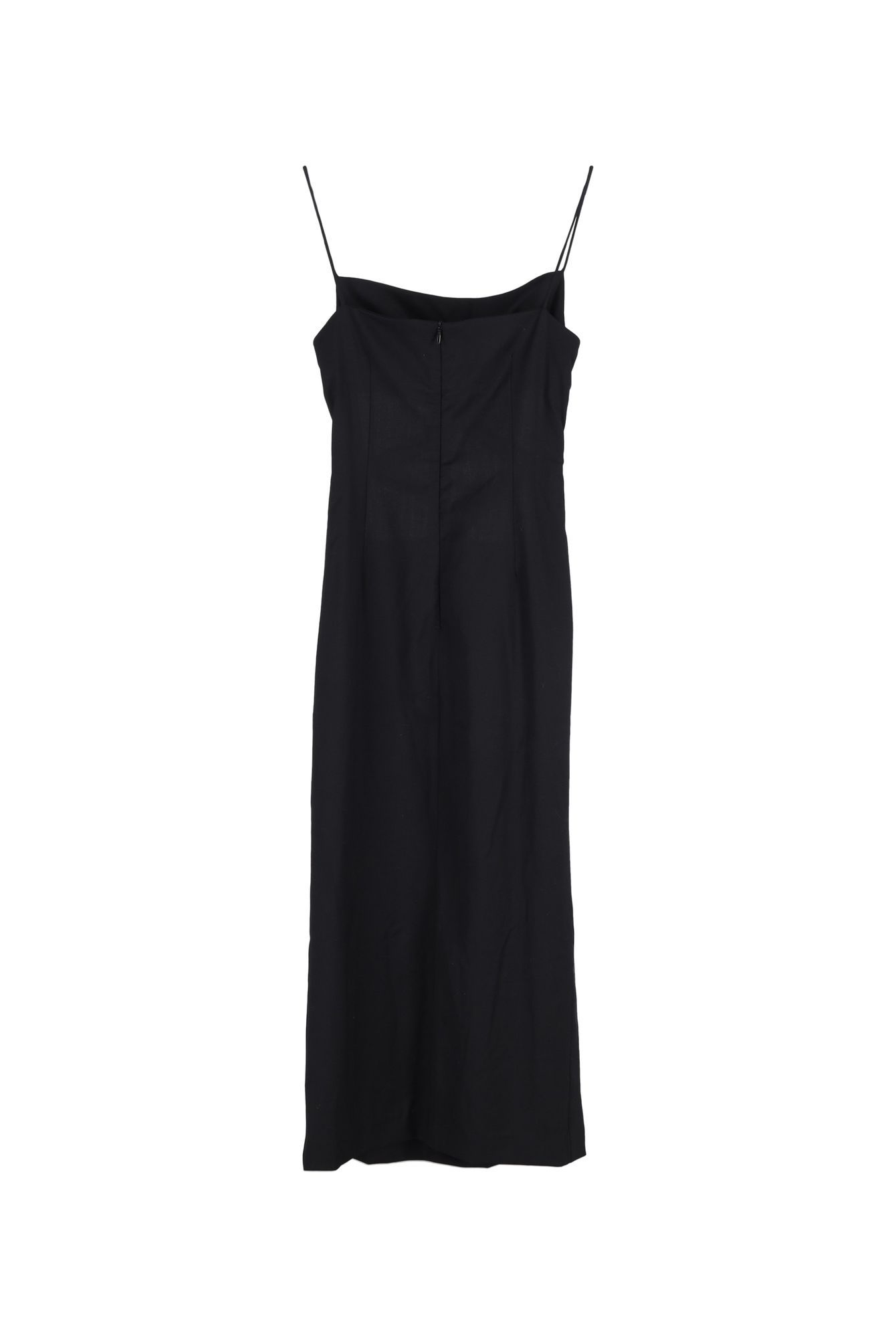 Christopher Esber Preloved Cutout Maxi Dress in Black Wool