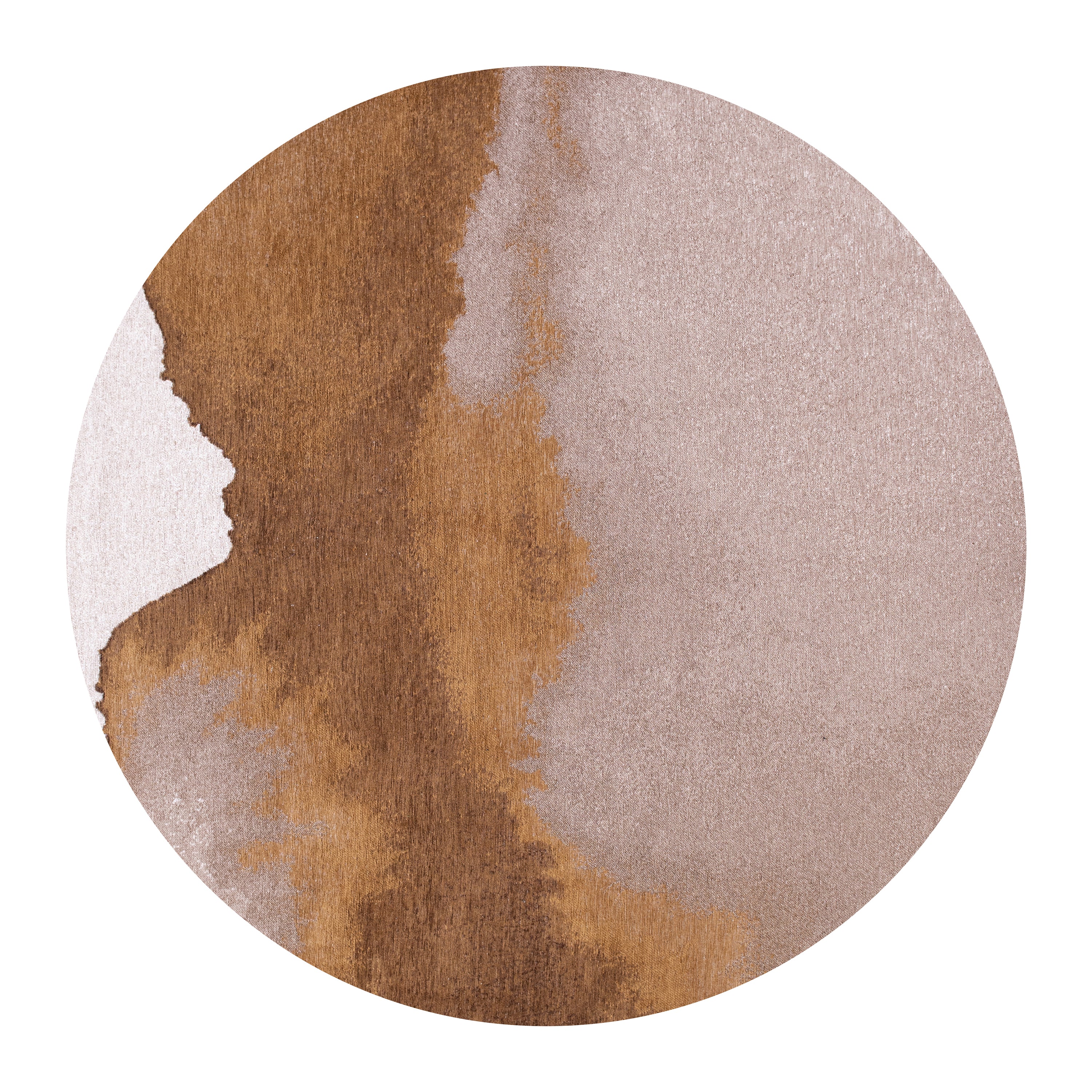 Louis de Poortere Lagoon Vloerkleed Ø 140 cm - Chestnut Meditation