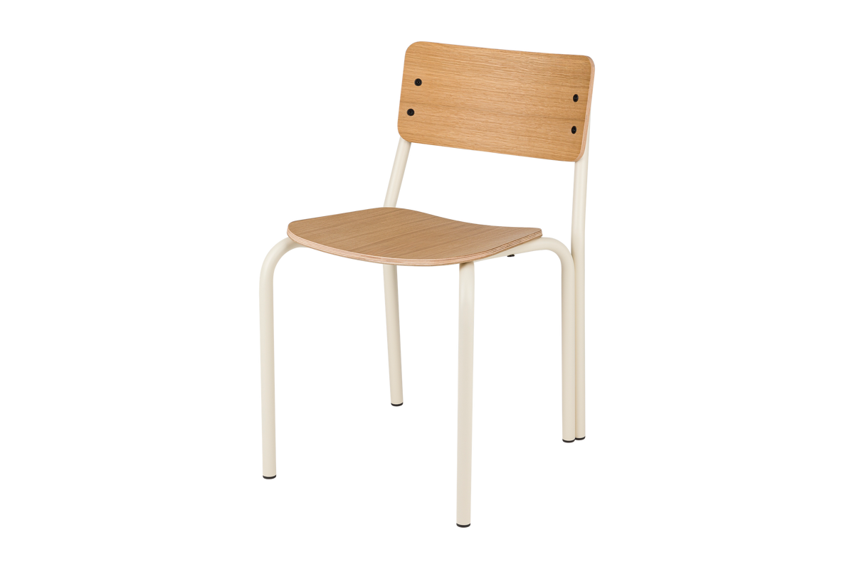 noo.ma Kei Chair - eiken plywood stoel, comfortabel en tijdloos design