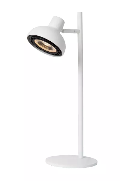 Lampka biurkowabiała Sensas 1xES111x12W wys:46,7cm Lucide