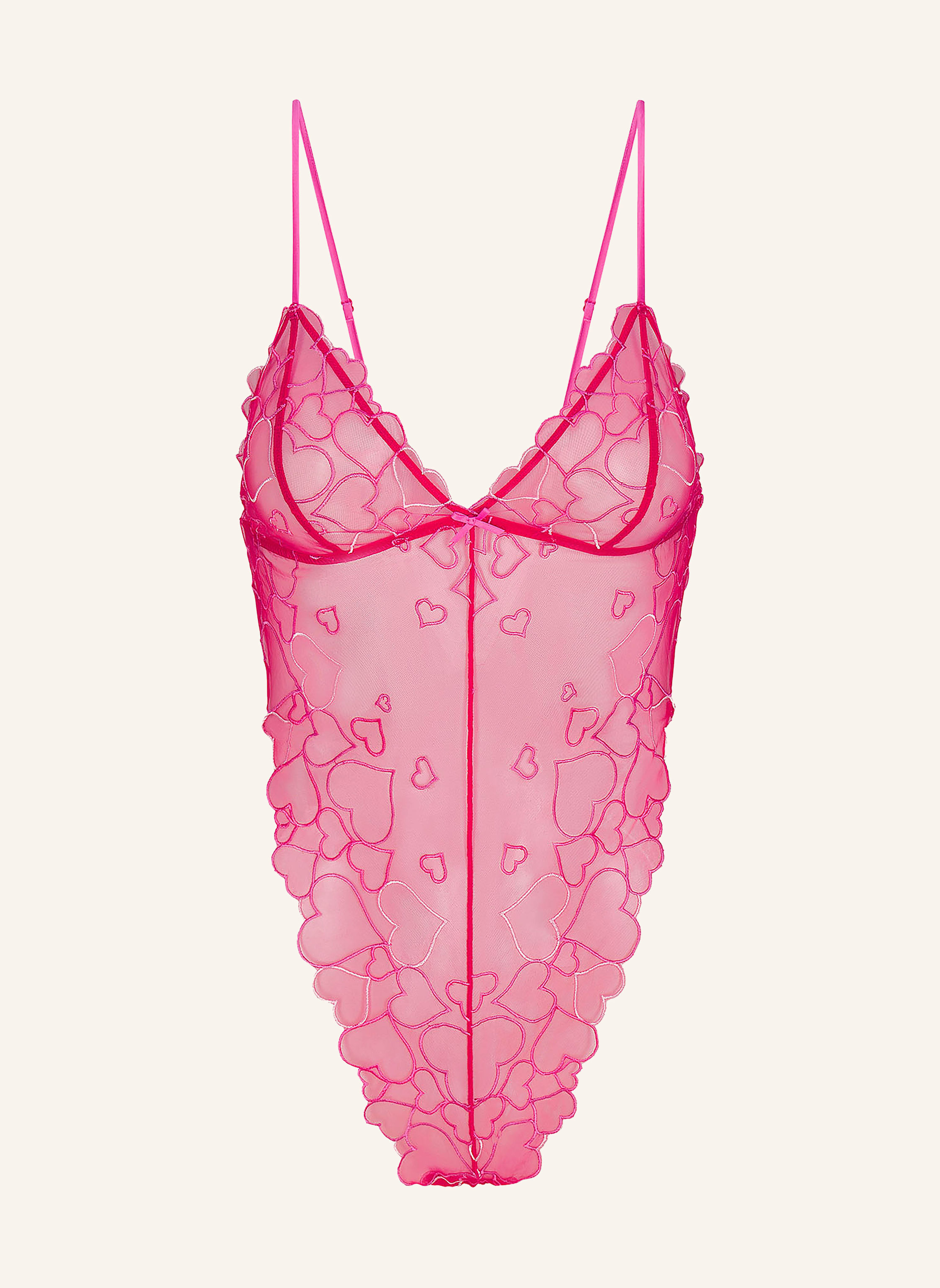 SKIMS String-Body EMBROIDERED TULLE