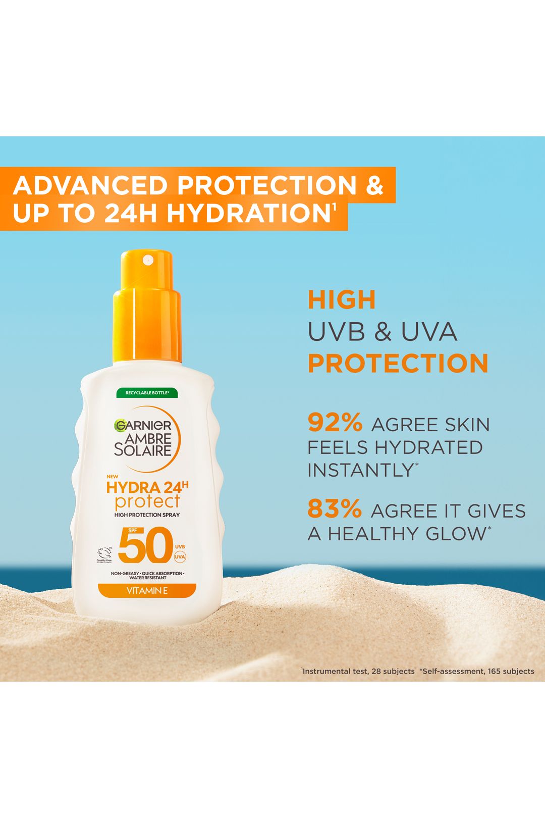 Garnier Ambre Solaire Hydra 24 SPF50 Spray 150ml