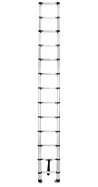 échelle télescopique DRABEST en aluminium 13 échelons 3,8 m 1 pièce