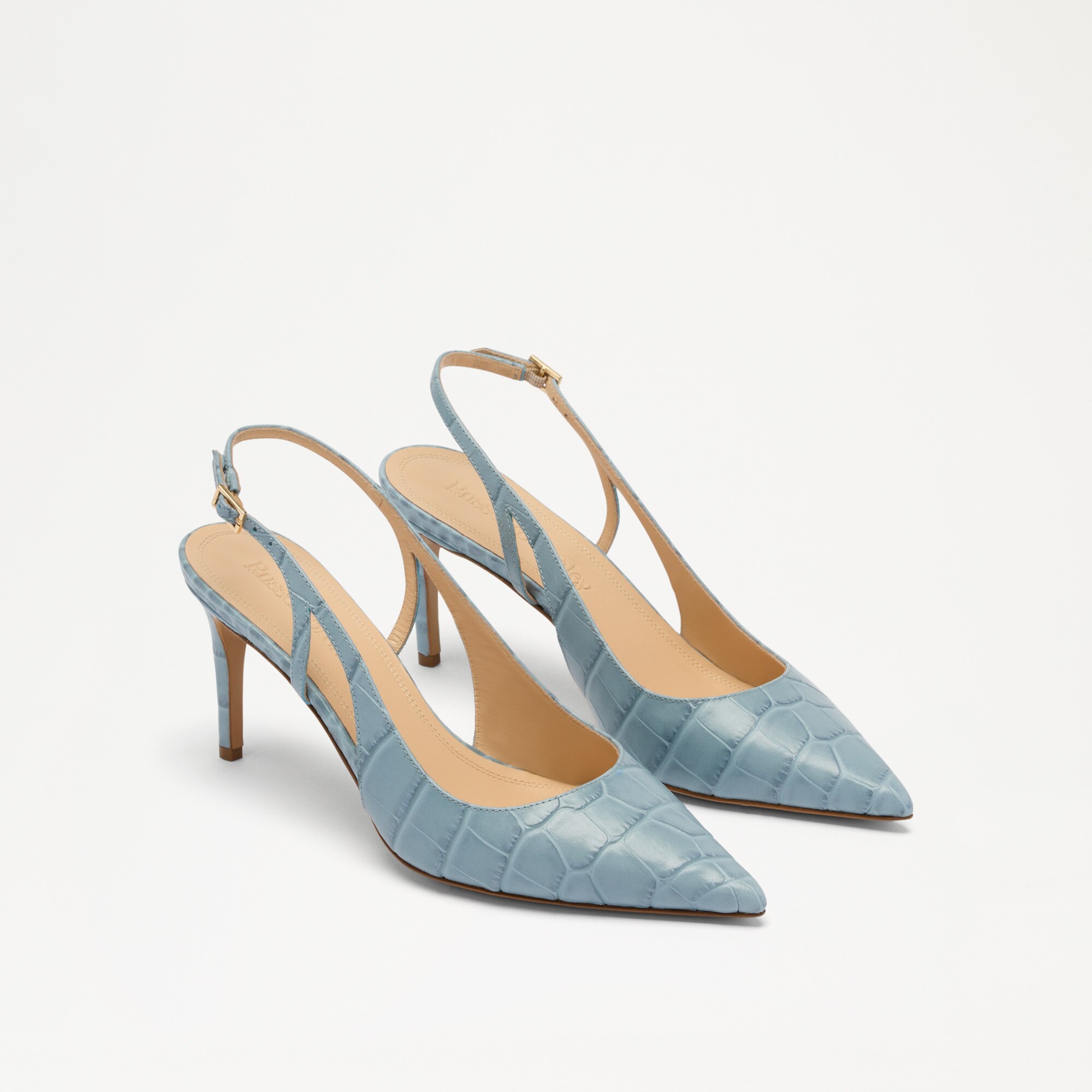 Liney<br>Cutout Slingback Heel