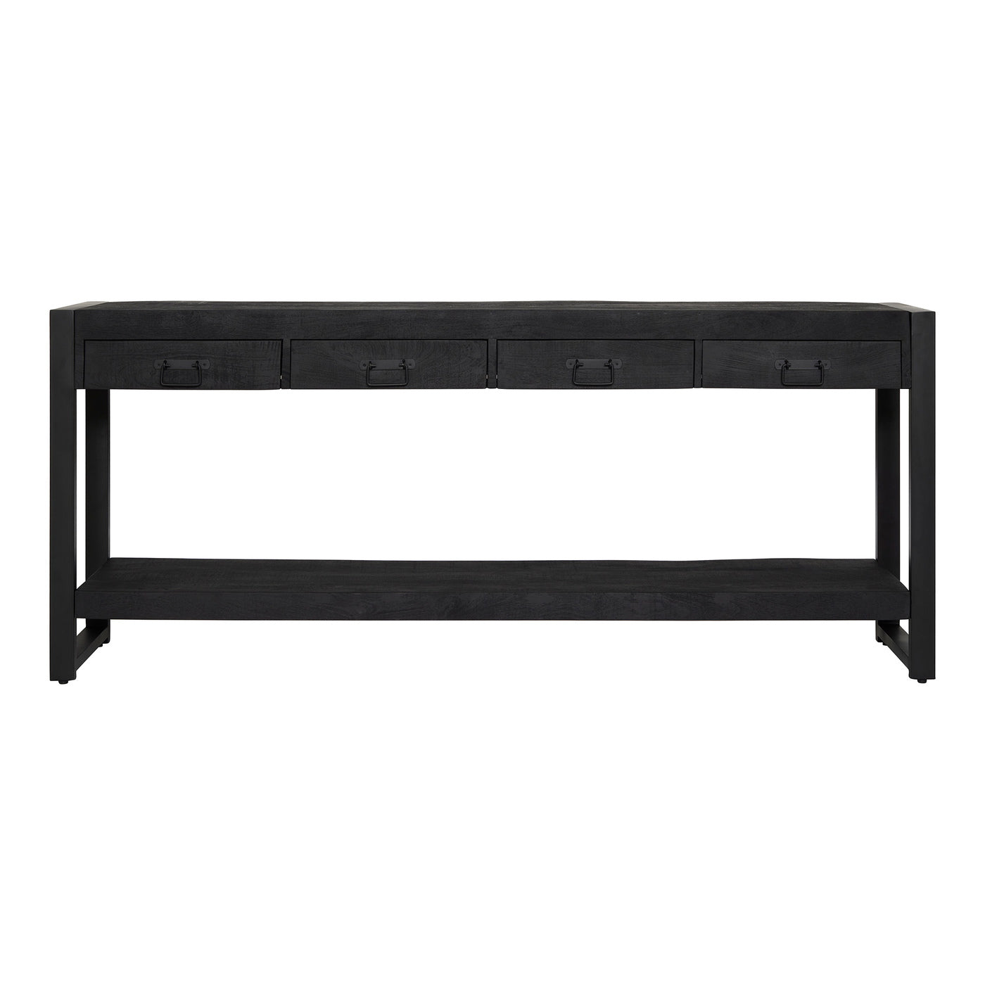 StarFurn Sidetable Boaz - Zwart Hout - 180x35x76cm