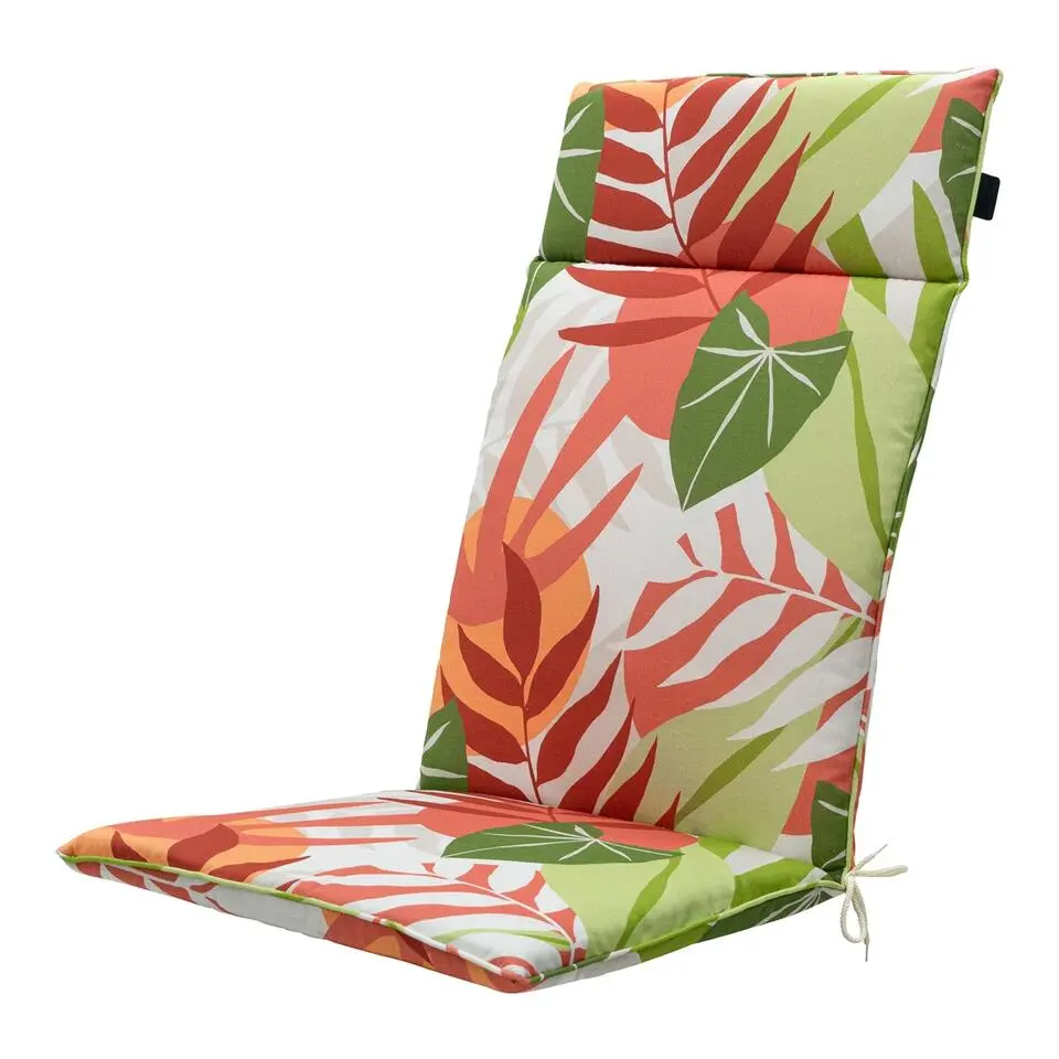 Madison - Tuinstoelkussen Hoge Rug Iven terra - Ca. 120x50 cm - Set van 4