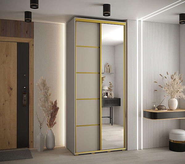 Armoire Dakota 5 a portes coulissantes 100/60/235,2portes