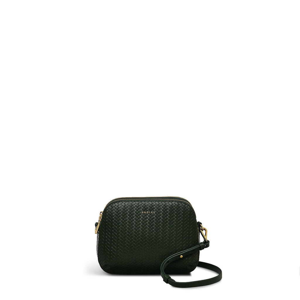 Dukes Place - Weave Medium Ziptop Crossbdody Bag - RHC26101