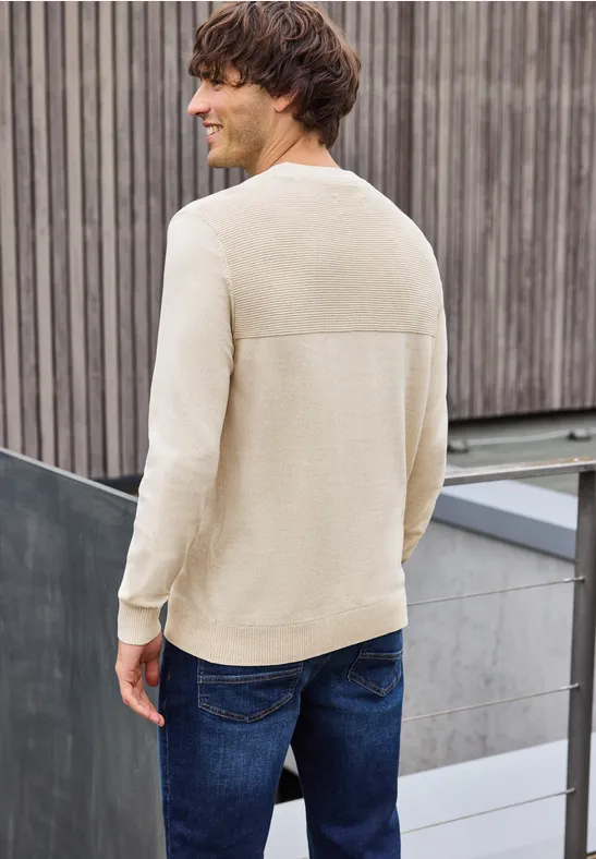 Strukturmix Pullover