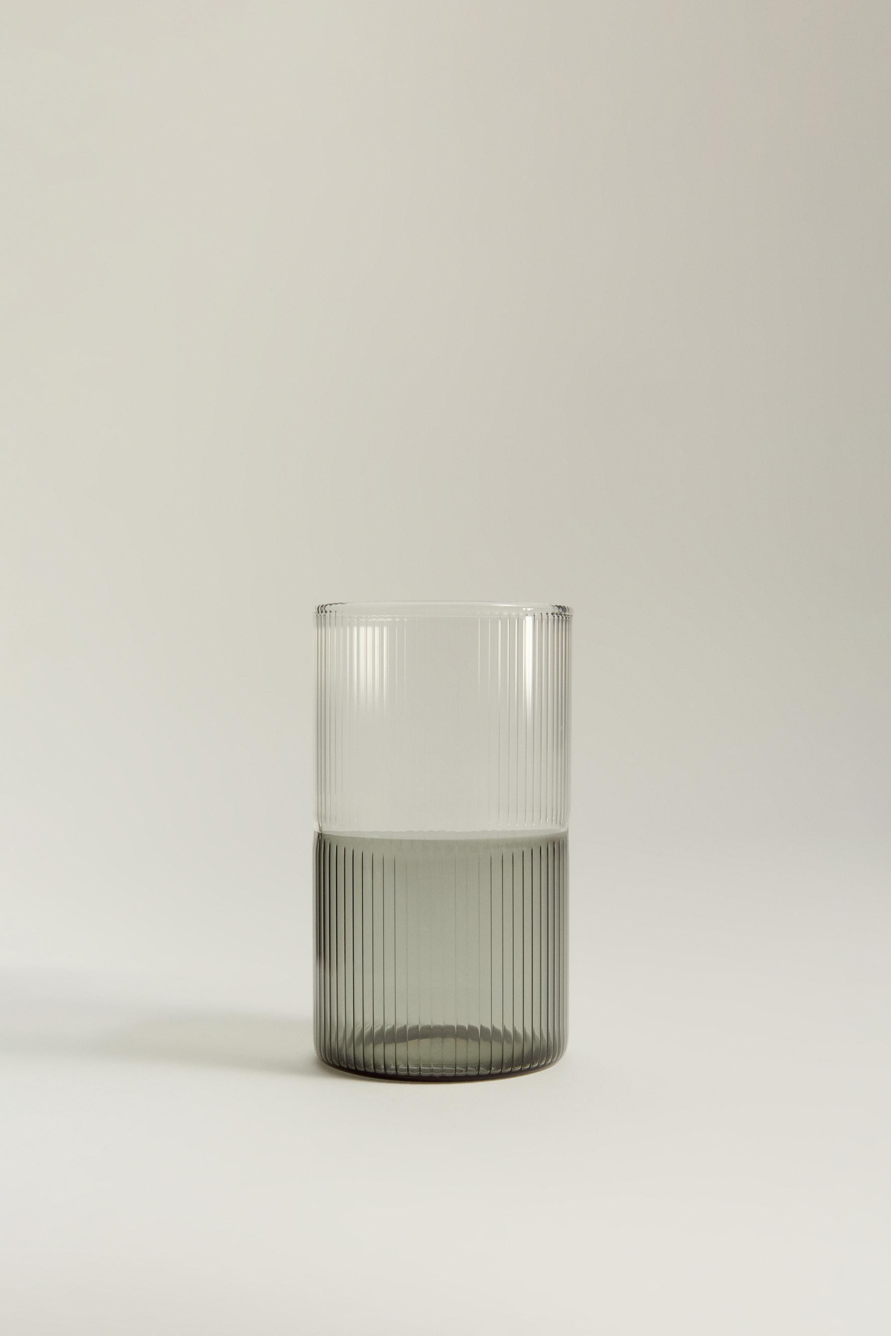 Vaso relieve borosilicato 325 ml