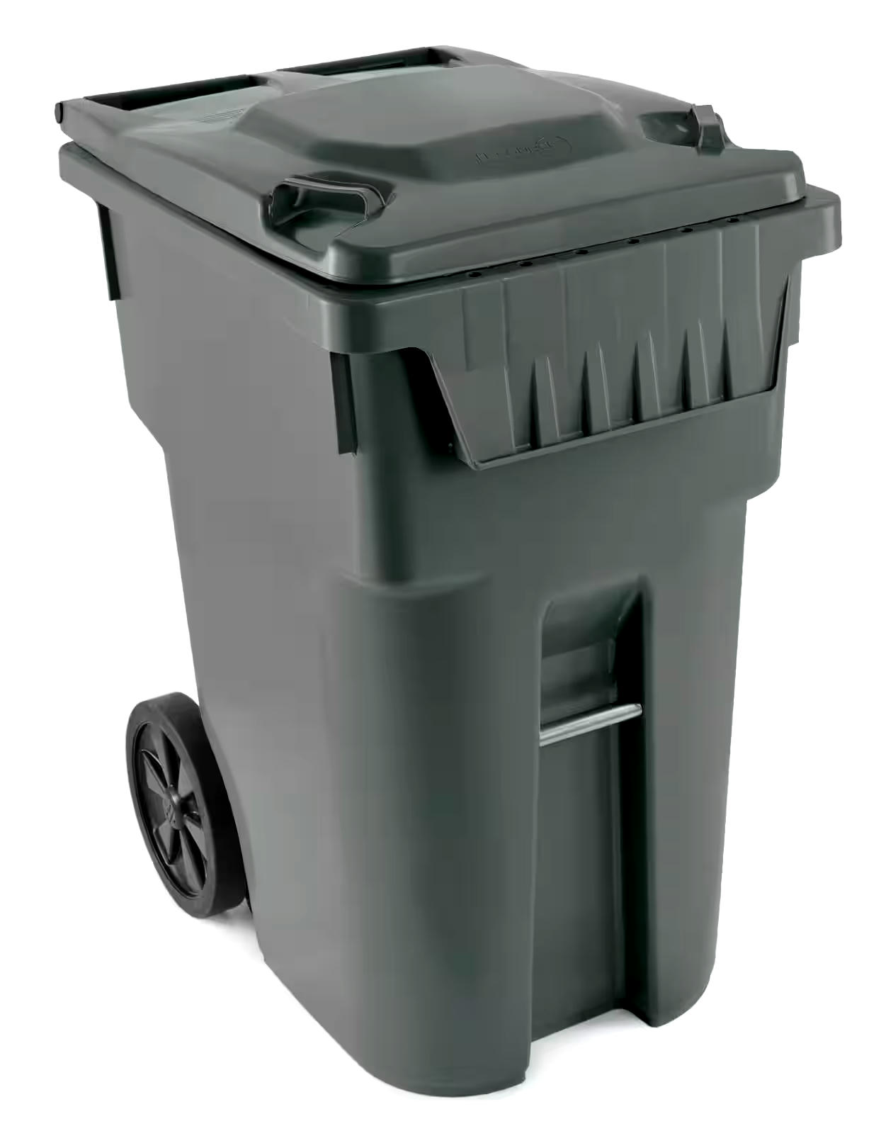Plastic Rectangular Wheeled Compost Bin/Recycling Bin, Assorted Colours, 360-L