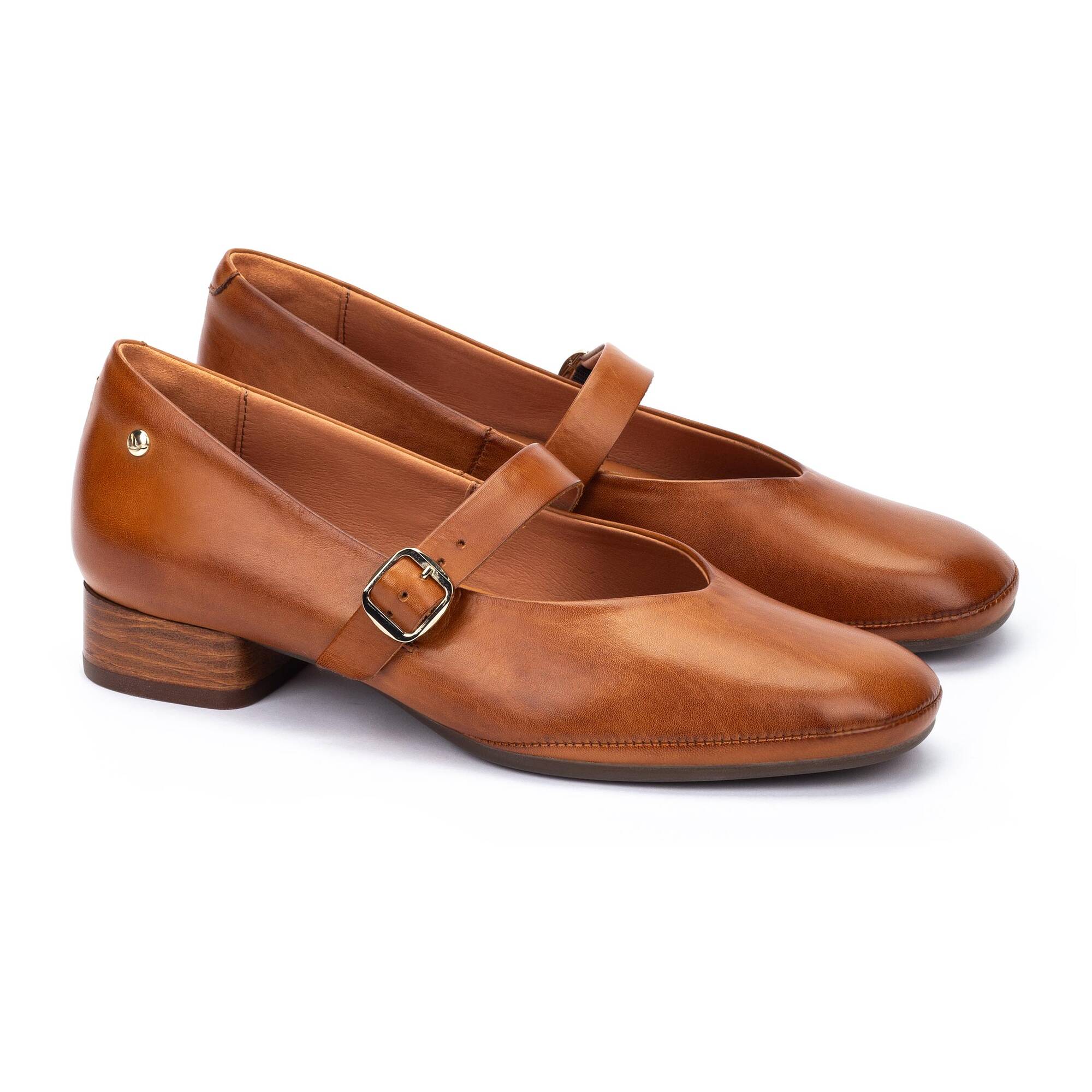 UBEDA - Zapatos tacón con horma amplia para mujer