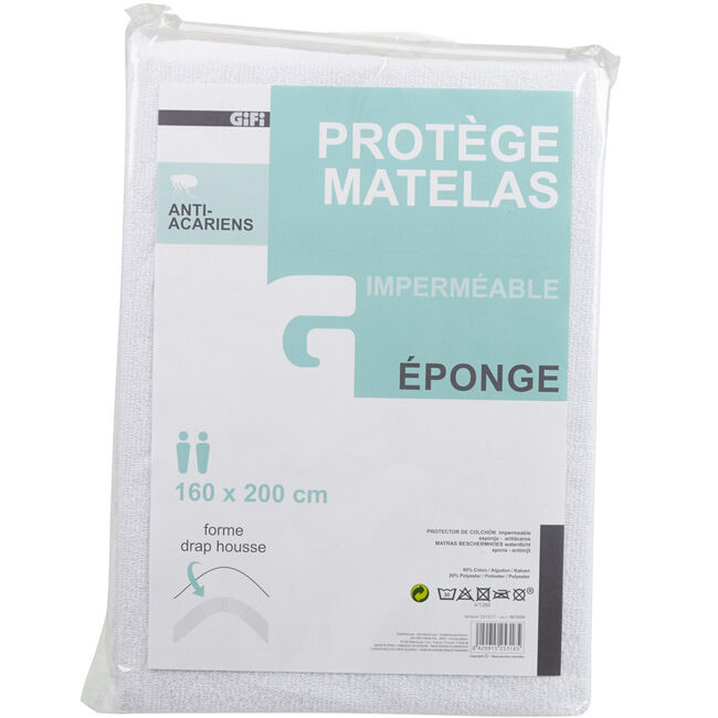Protège matelas imperméable 160x200