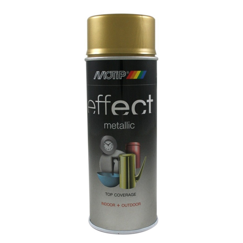 Peinture en spray Effect Metallic or pur 0,4 L MOTIP