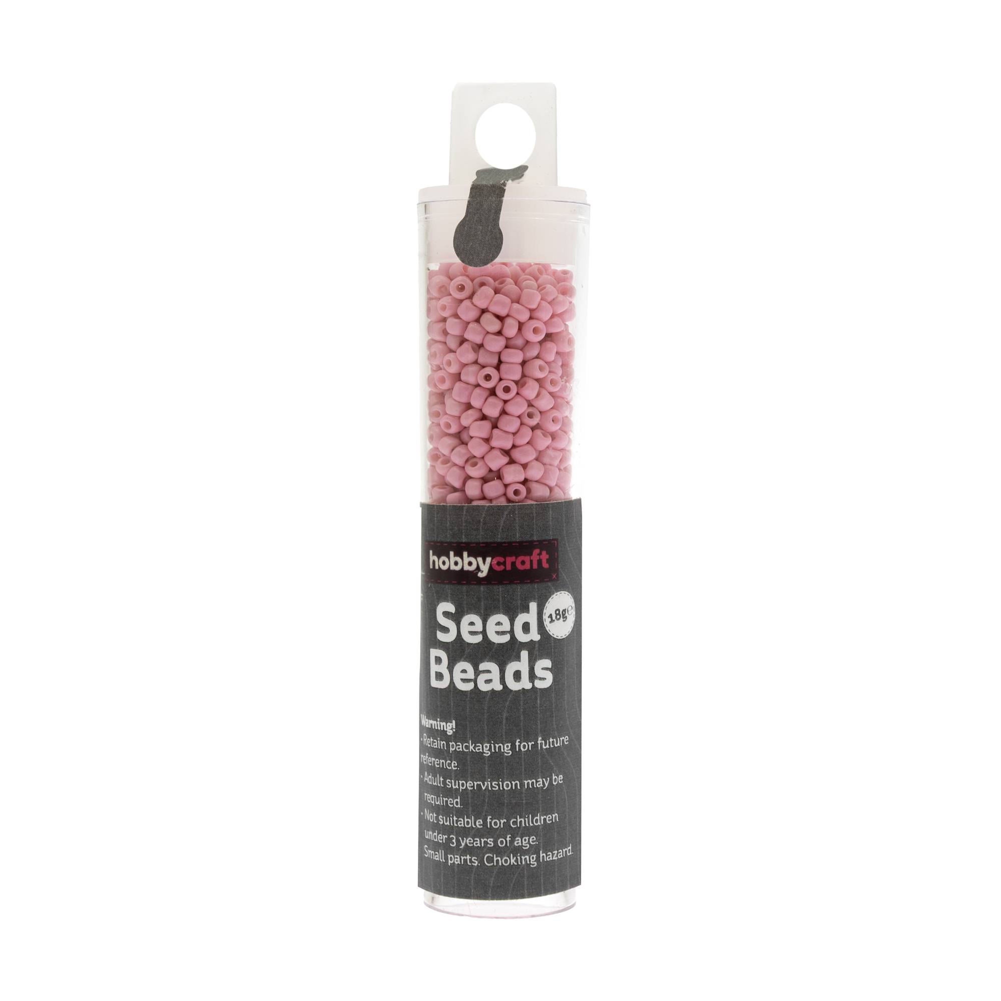Pink Seed Beads 2mm 18g