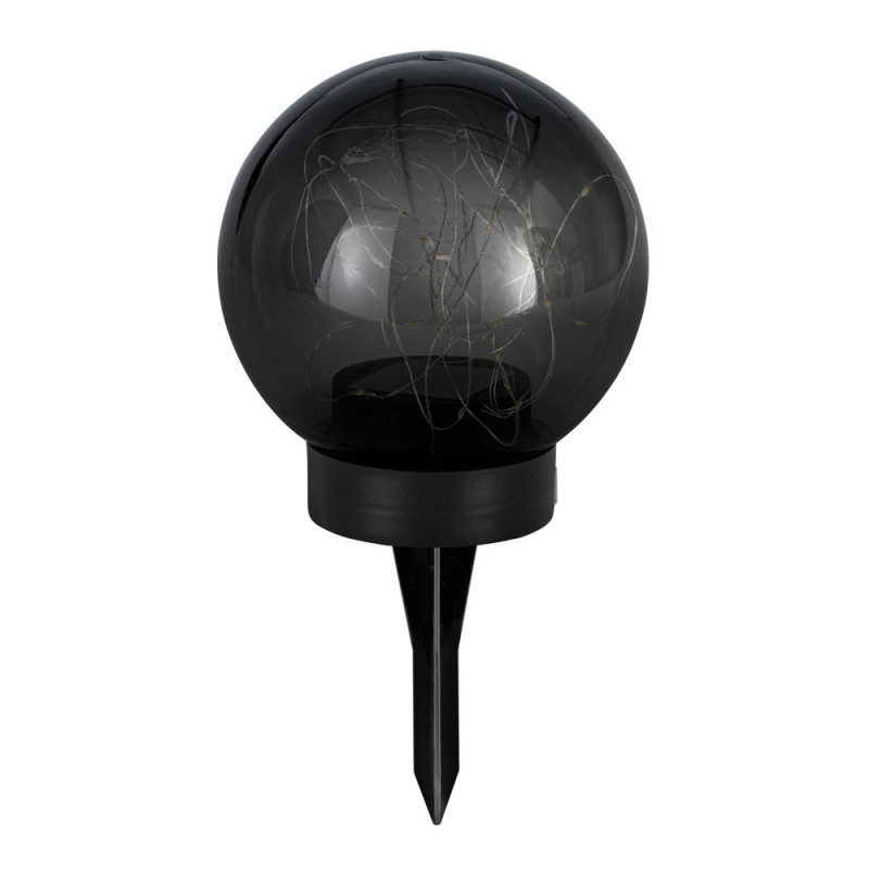 Lampe extérieure LED solaire noire Ø 15 cm 15 x 0,06 W EGLO