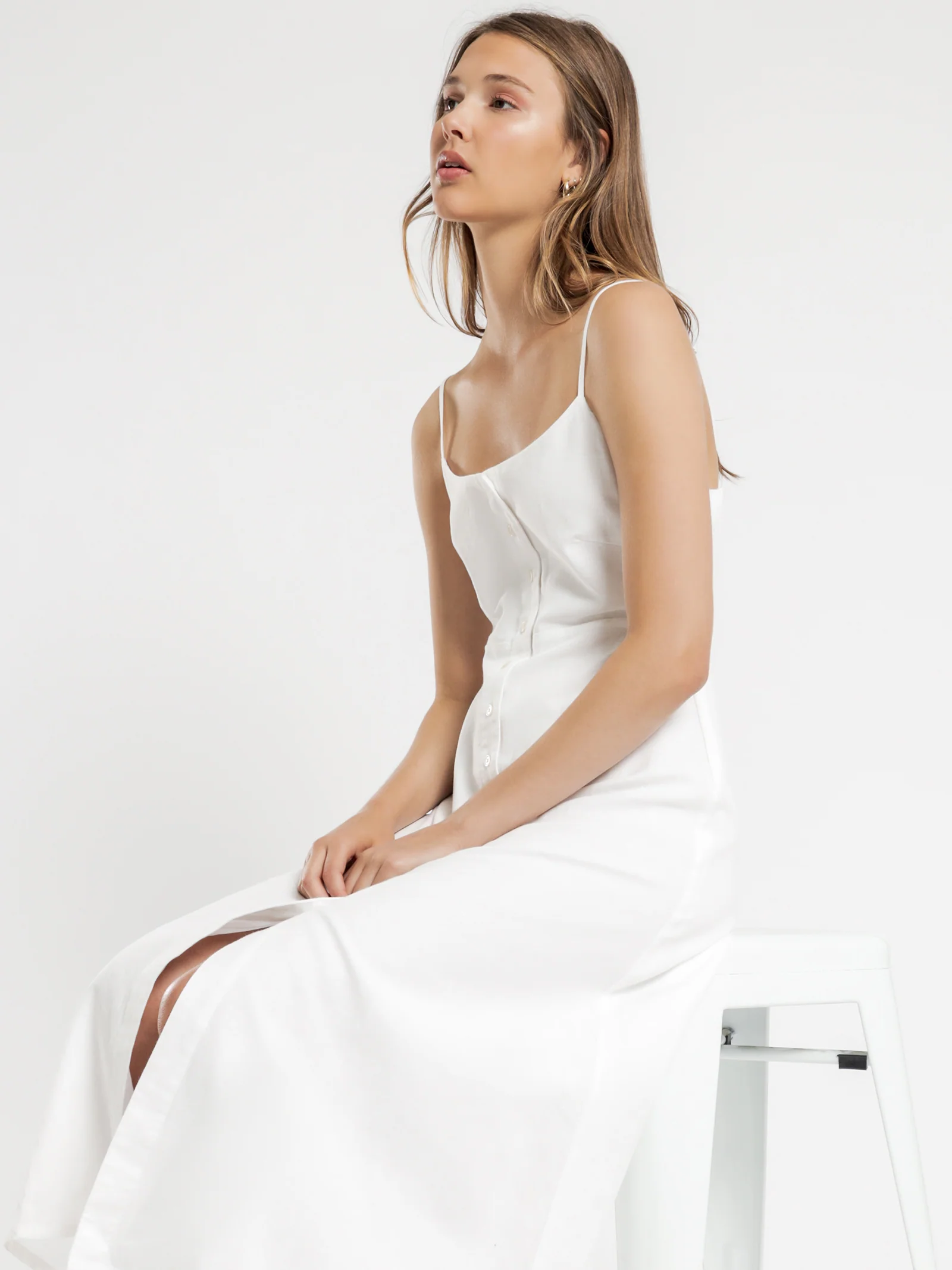 Drew Linen Midi Dress