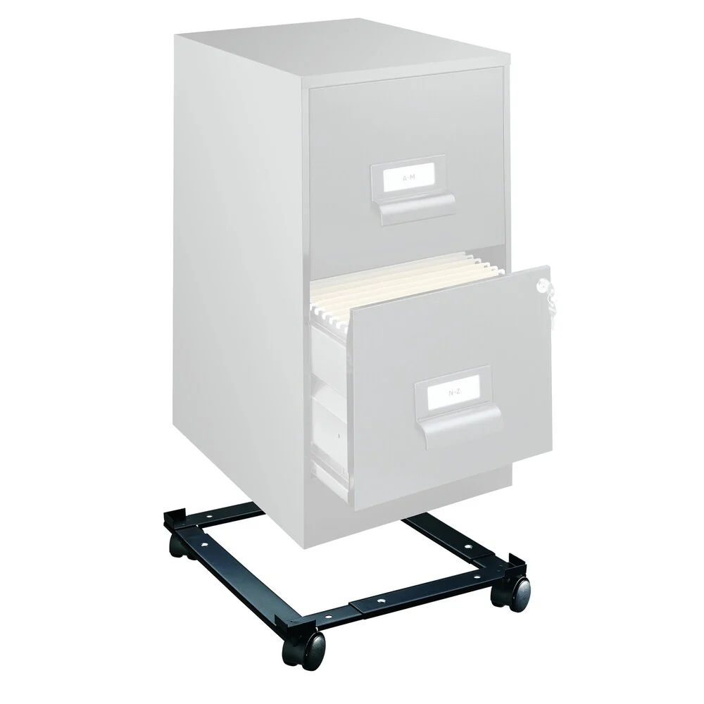 Hirsh Adjustable File Caddy for Vertical File Cabinets, Black