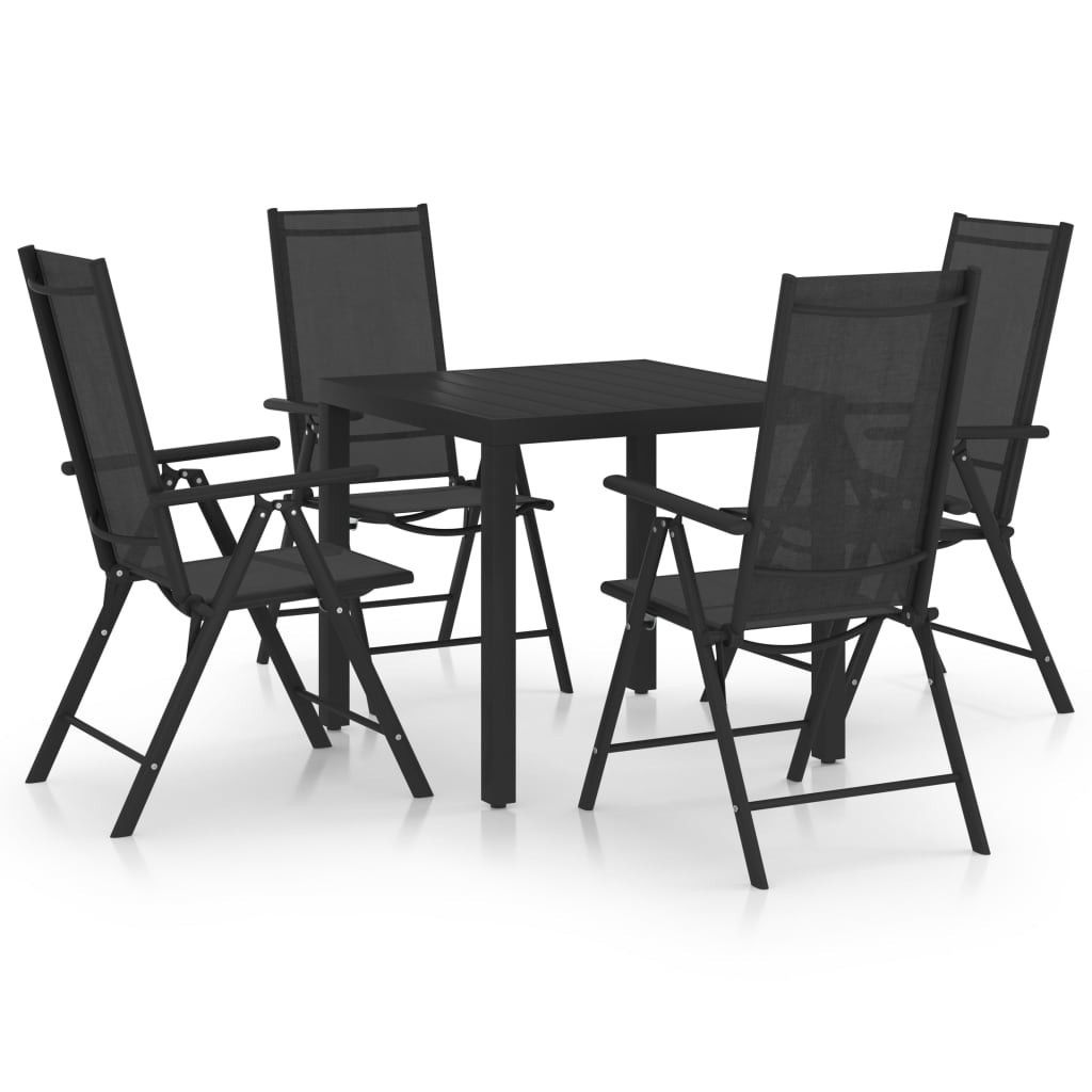 Zestaw mebli ogrodowych stolik krzesła aluminium do restauracji ogrodu