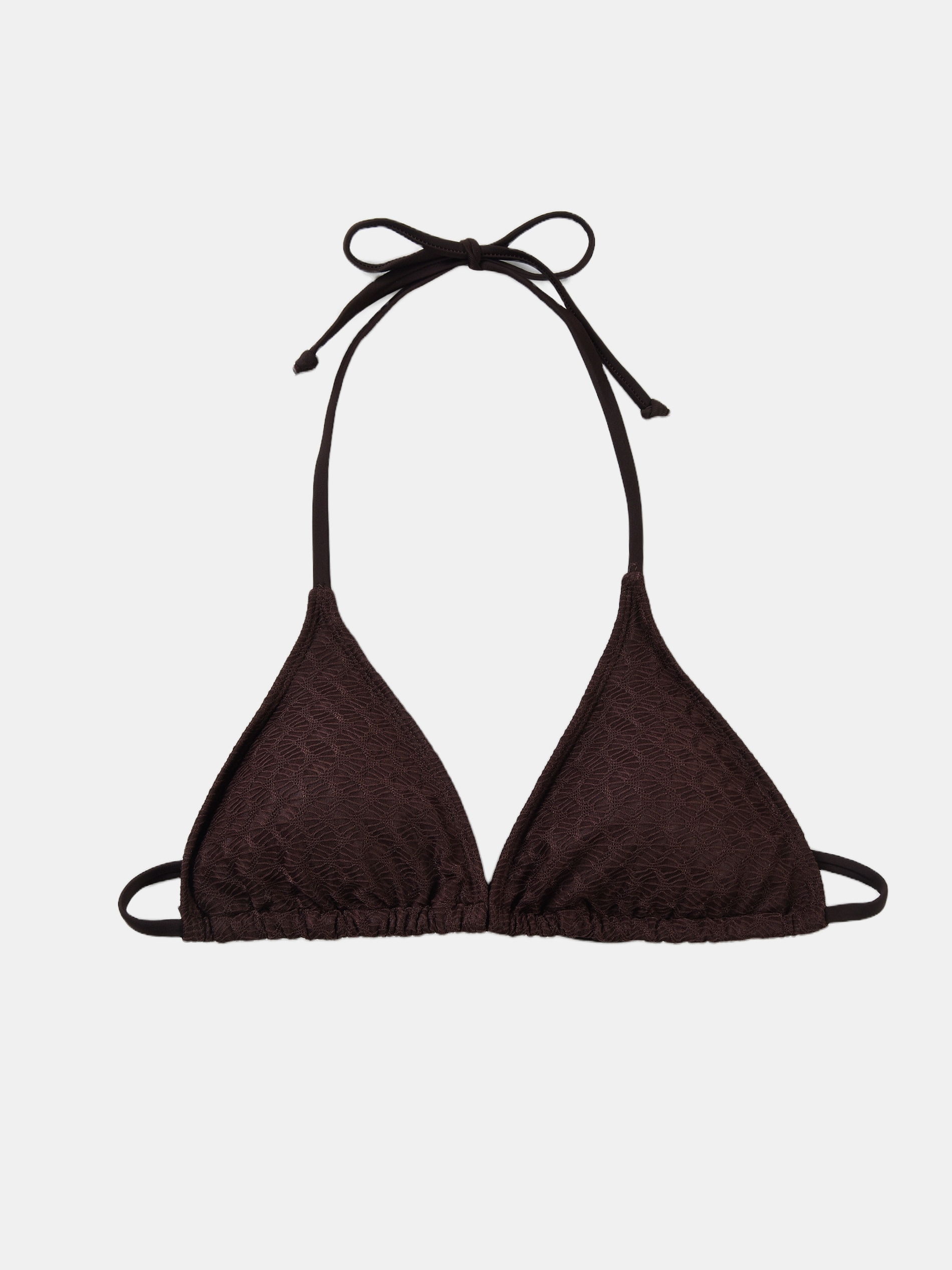 Trójkątna góra od bikini z wiązaniem