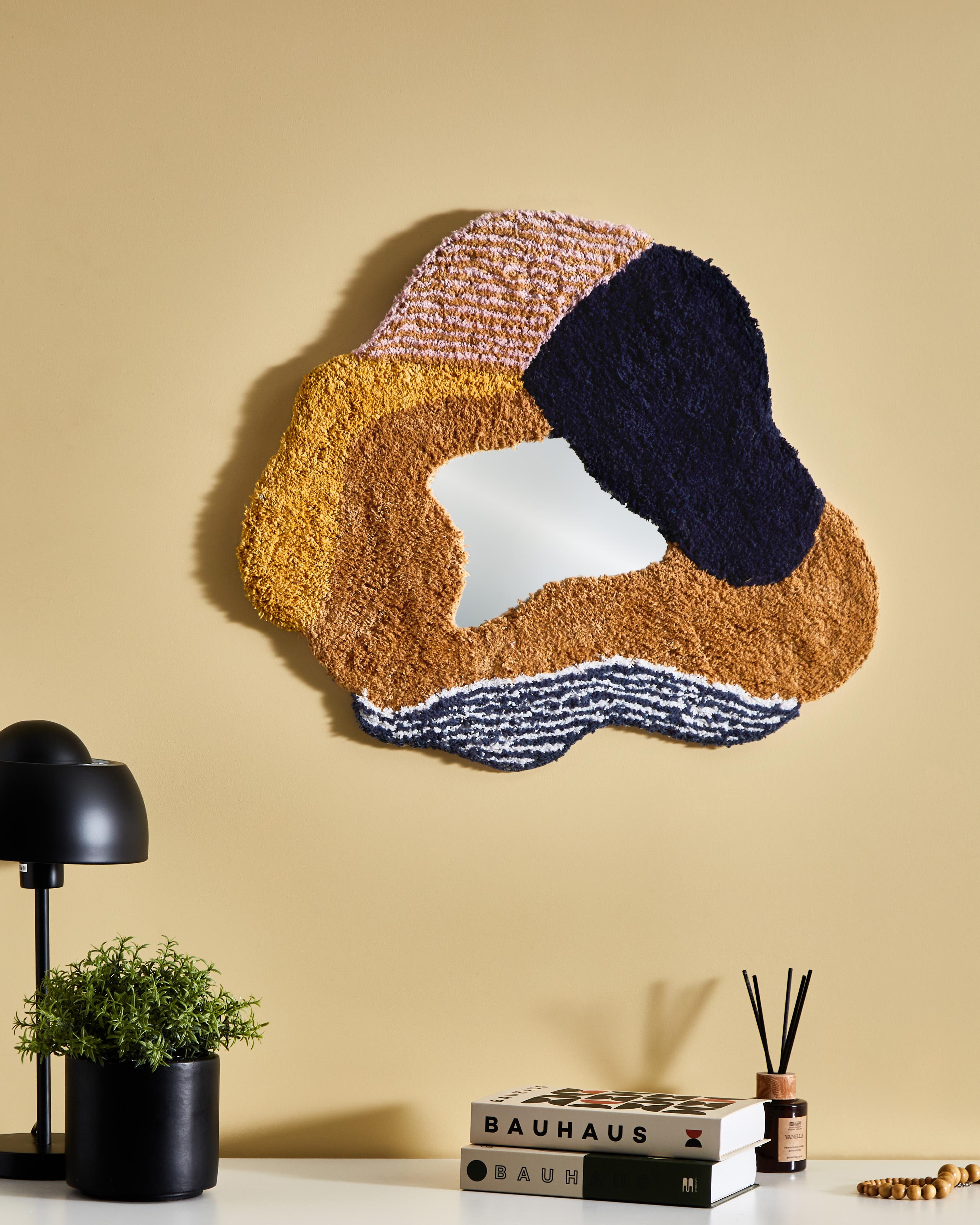 Wall Mirror ABASZA 60 cm 62 cm Cotton Multicolour