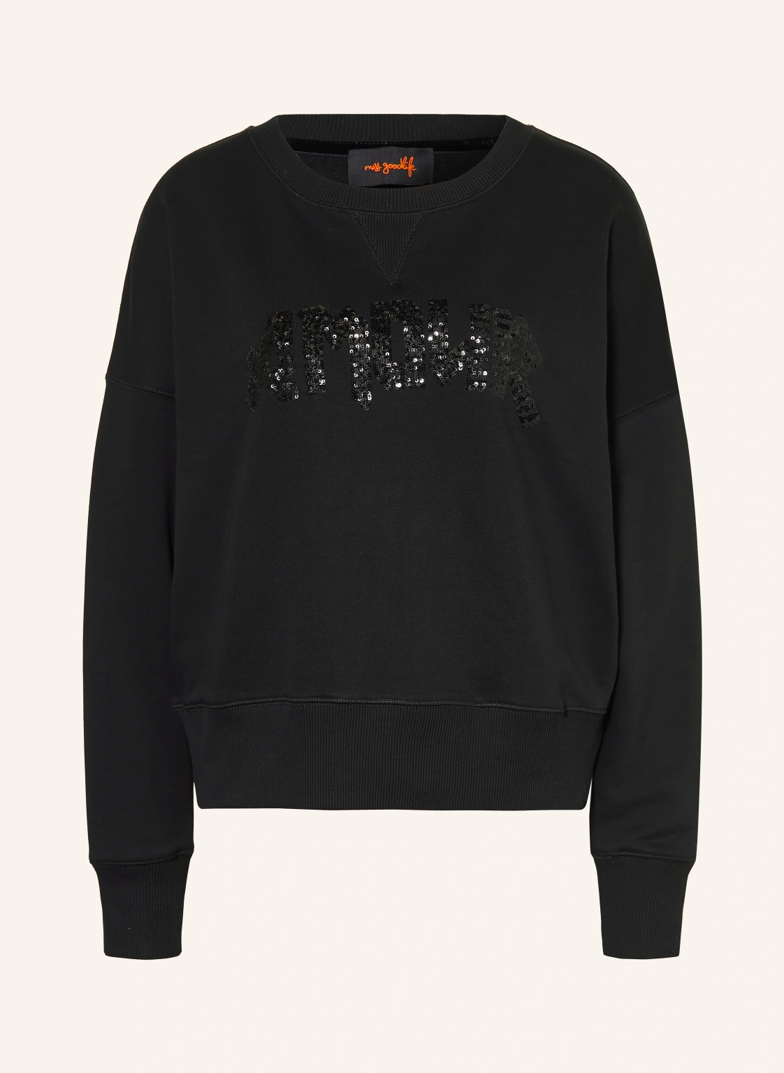miss goodlife Sweatshirt mit Pailletten