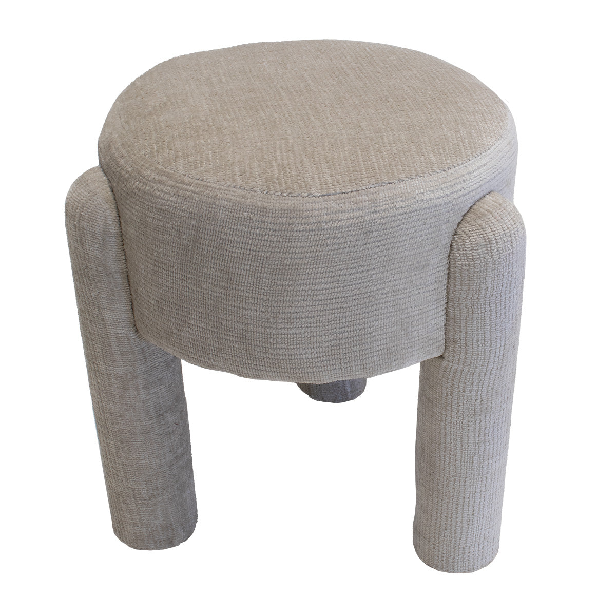Giga Meubel Poef Yara - Stof - Beige - 44x44x42cm