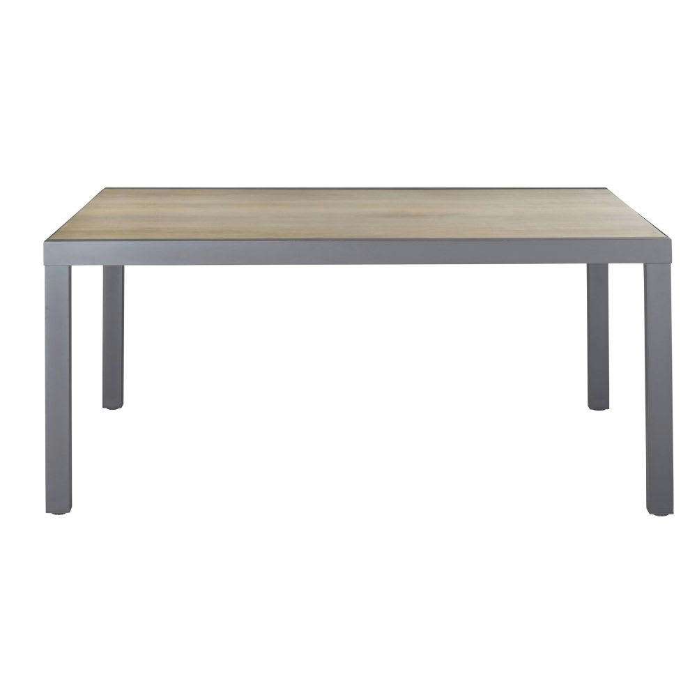 Digby - Table de jardin extensible en composite imitation bois 6/10 personnes L165/260