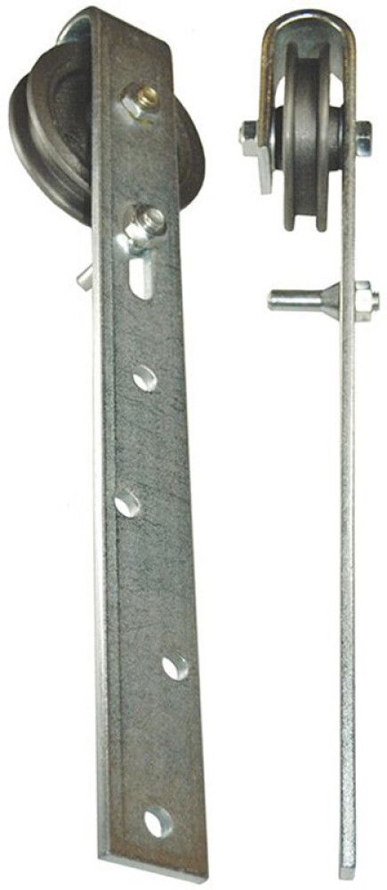 SKYVEDØRSRULLE M/BRAKETT 105 MM