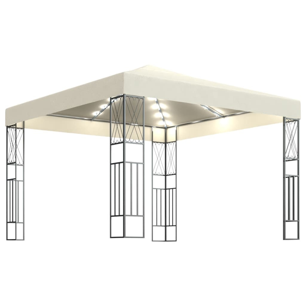 Altana Kremowy 3 x 3 m Tkanina vidaXL