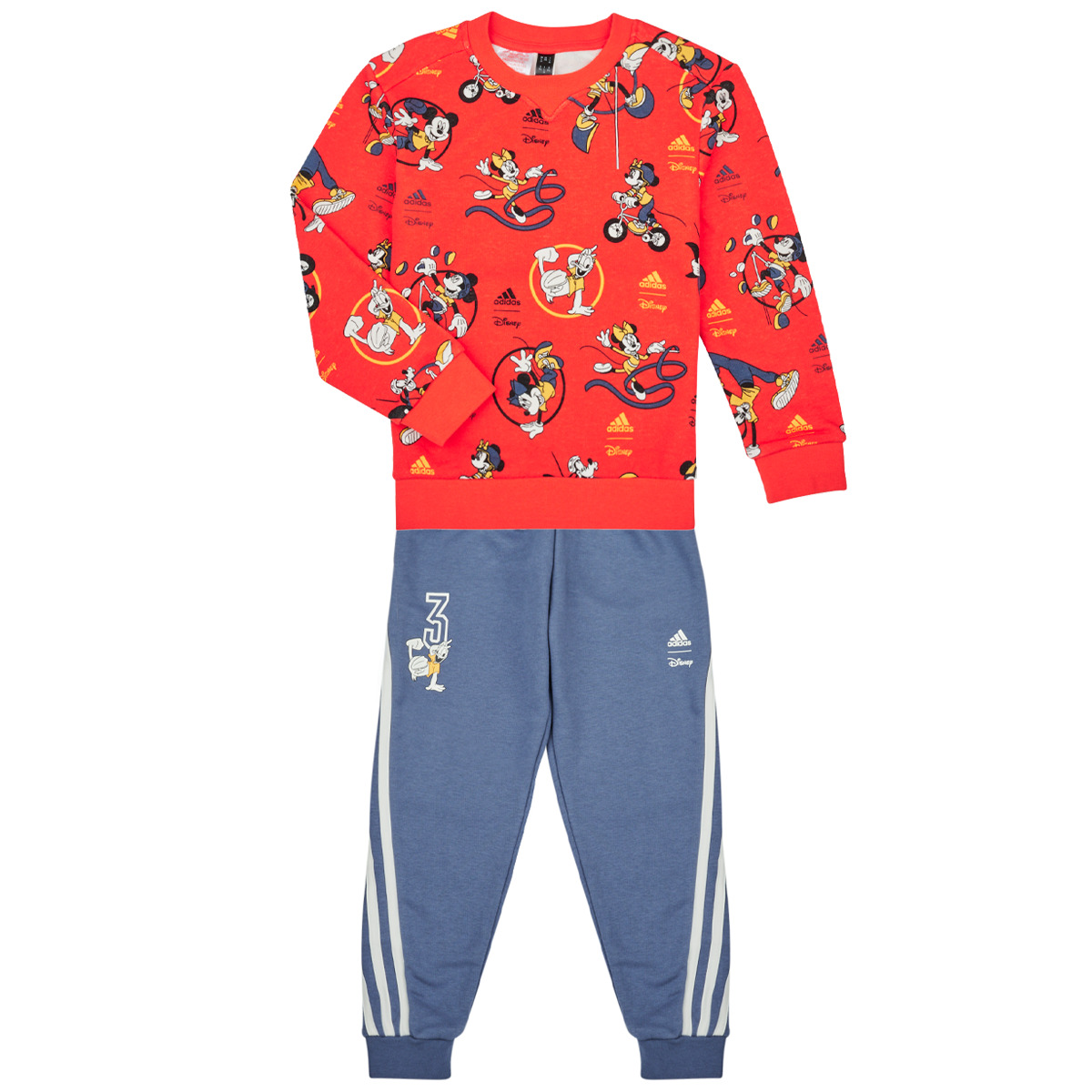 adidas - Disney Mickey Mouse Joggers - Red / Marine