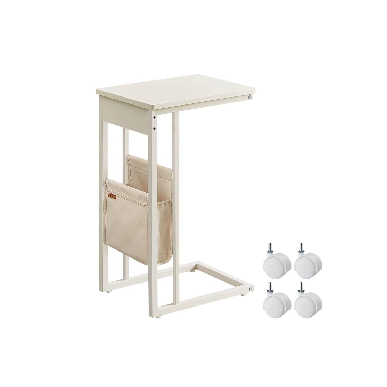 Table d’Appoint en Forme de C