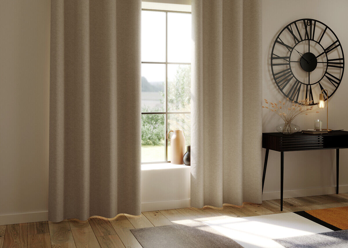 Cortina LUA bege 140x260cm