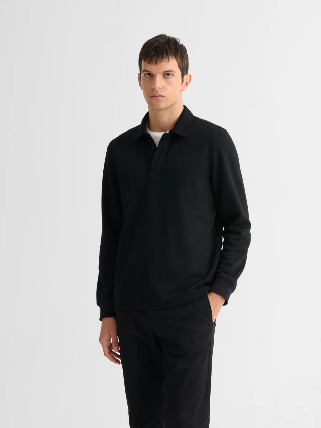 Polo boutonné regular