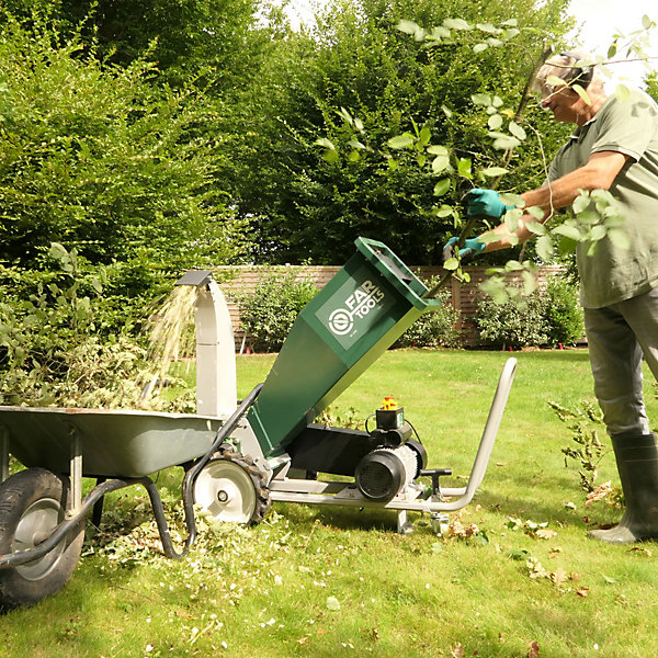 Broyeur de végétaux Fartools BV 2200 - 2800W - 60 mm - Idéal Paillage