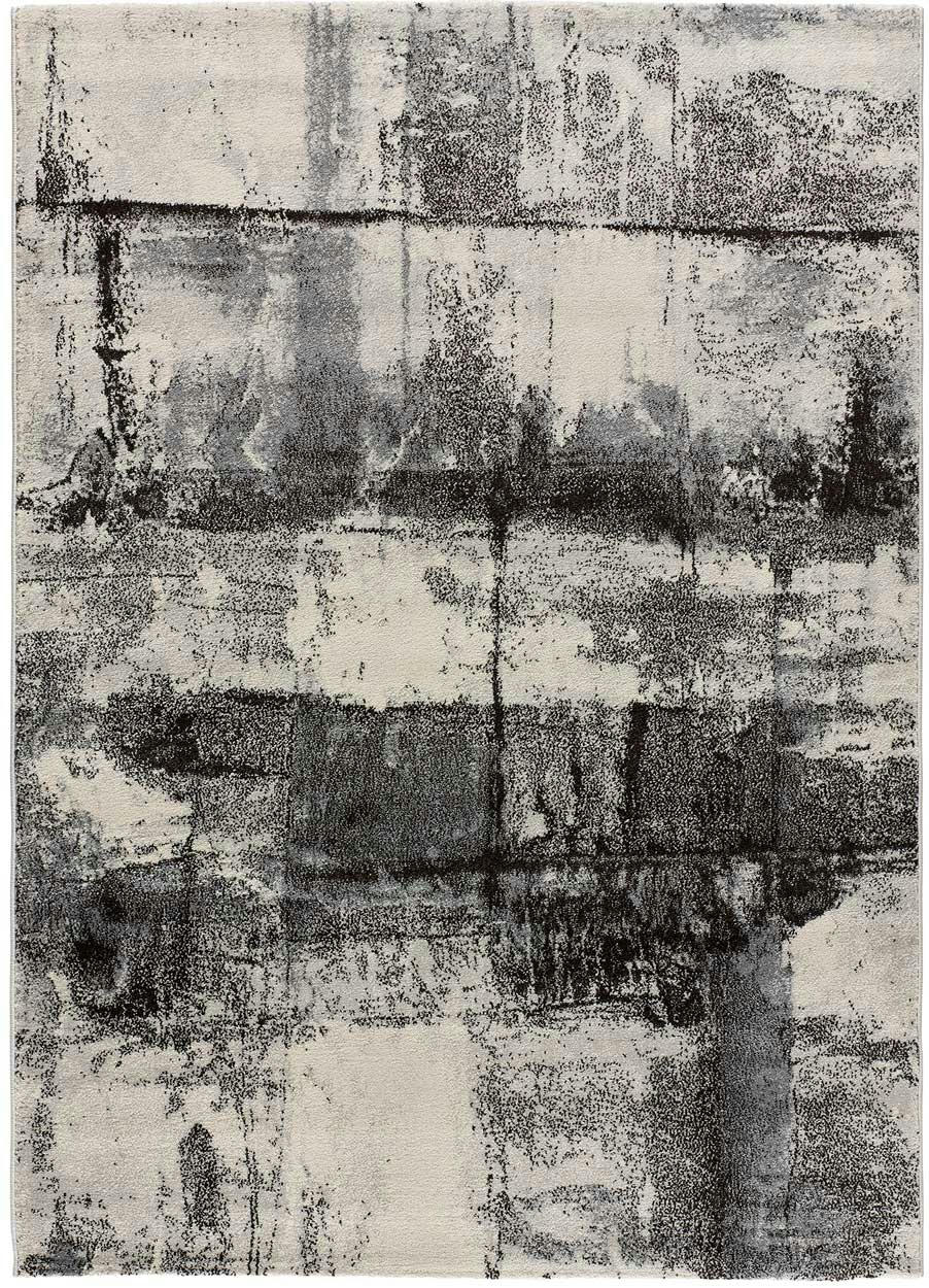 EDEL - Tapis abstrait en gris, 160X230 cm